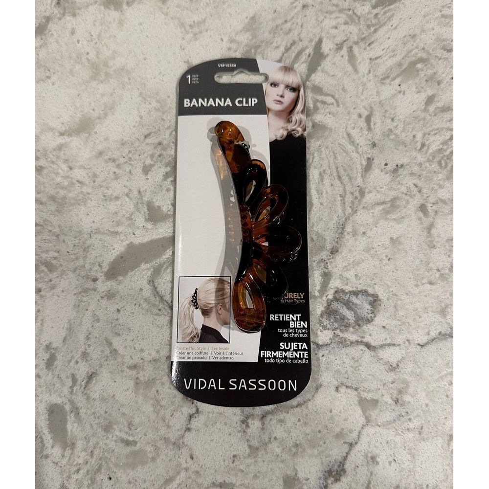 Vidal Sassoon Banana Clip Tortoise Shell‎ Brown